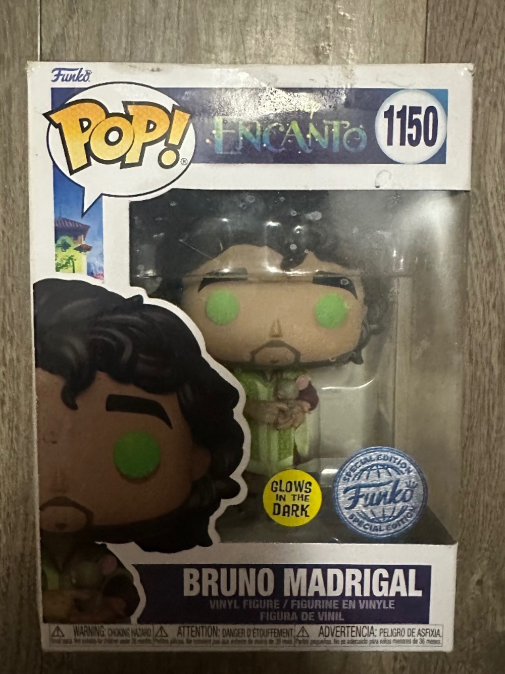 bruno madrical glow in dark rare funko pop